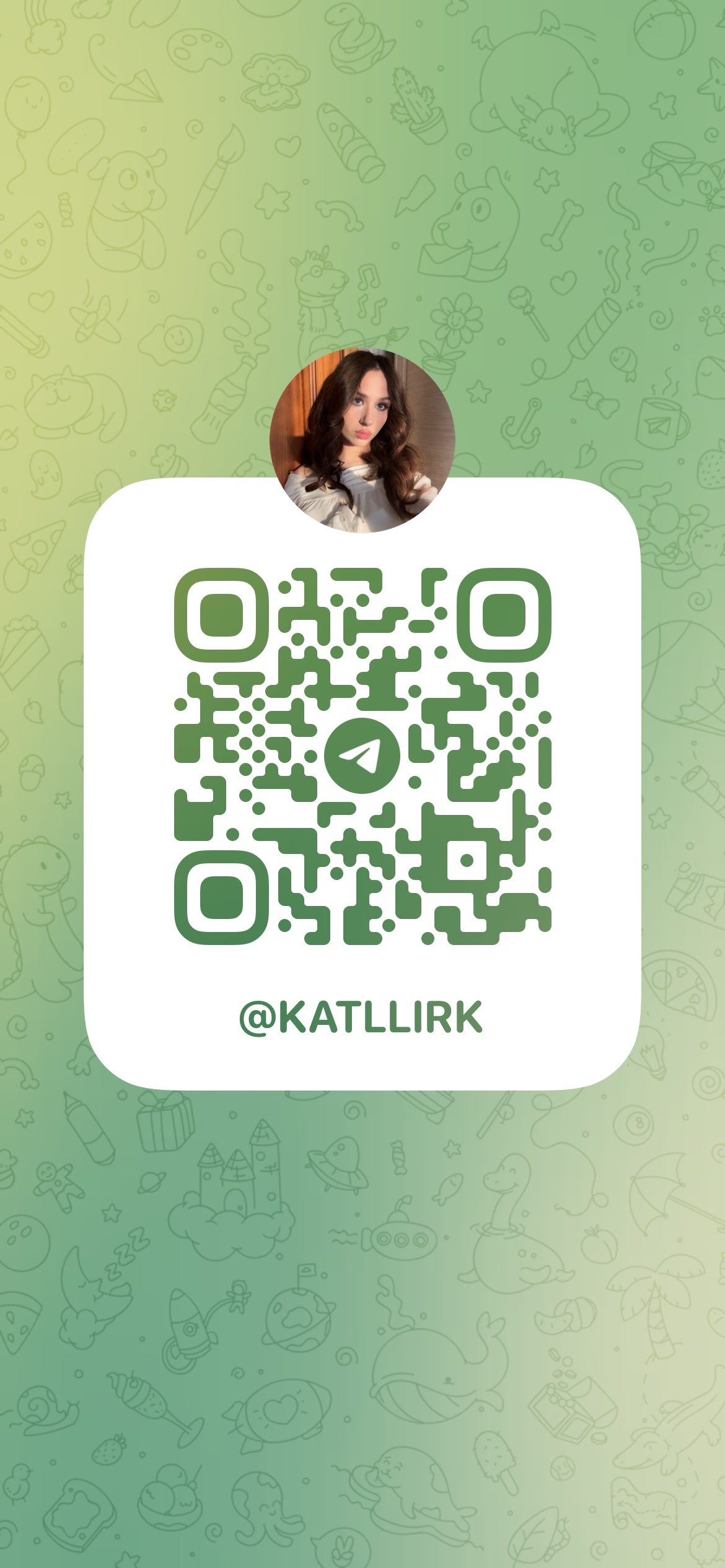 QR-код Telegram Кати